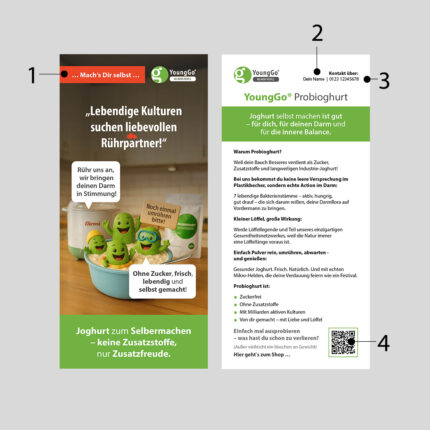 Individuelles Flyer DIN Lang