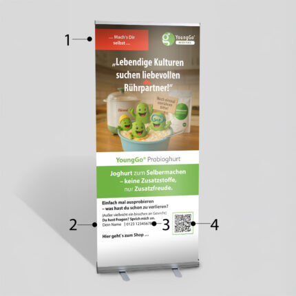Individuelles RollUp Display 100x200cm